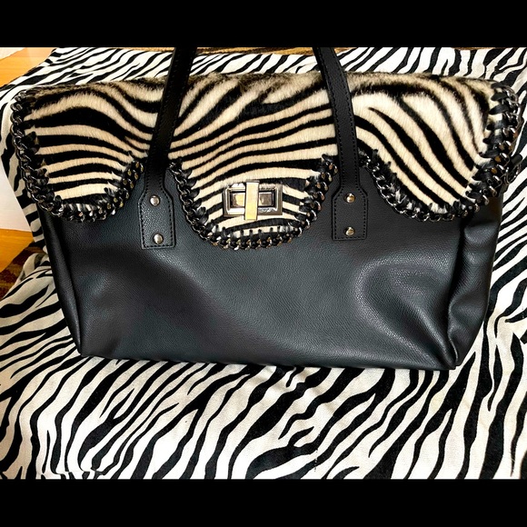 RENATA CORST ZEBRA BIG BAG - Picture 1 of 5